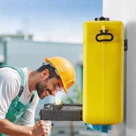 Portable Eye Wash Station 14-Gal OSHA-Approved Emergency Eyewash Station Yellow (Option: Yellow)